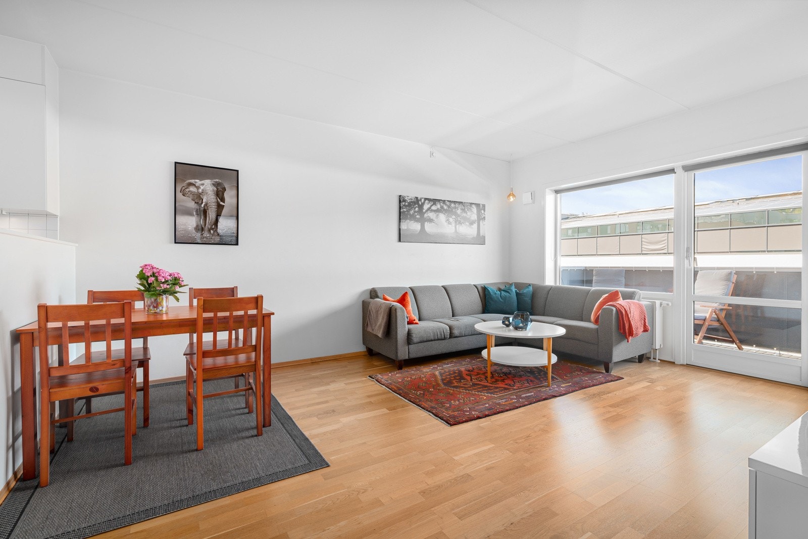 Her kommer du til en lys og pen 3-roms i attraktive Kværnerbyen. Galleribilde