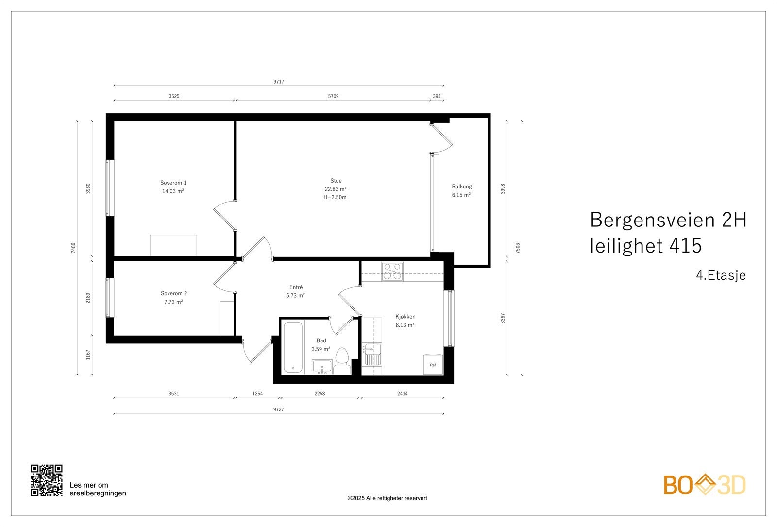 Takstmannens planskisse - Avvik kan forekomme. Galleribilde