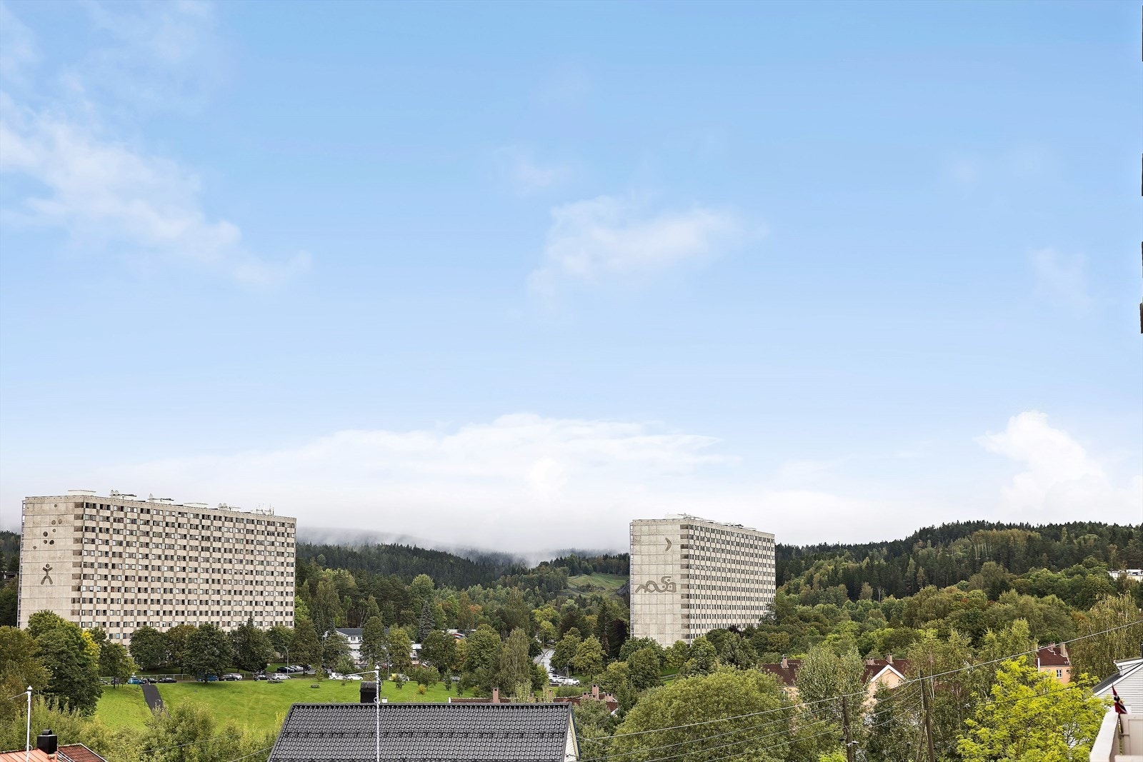 Utsikten fra balkongen. Galleribilde