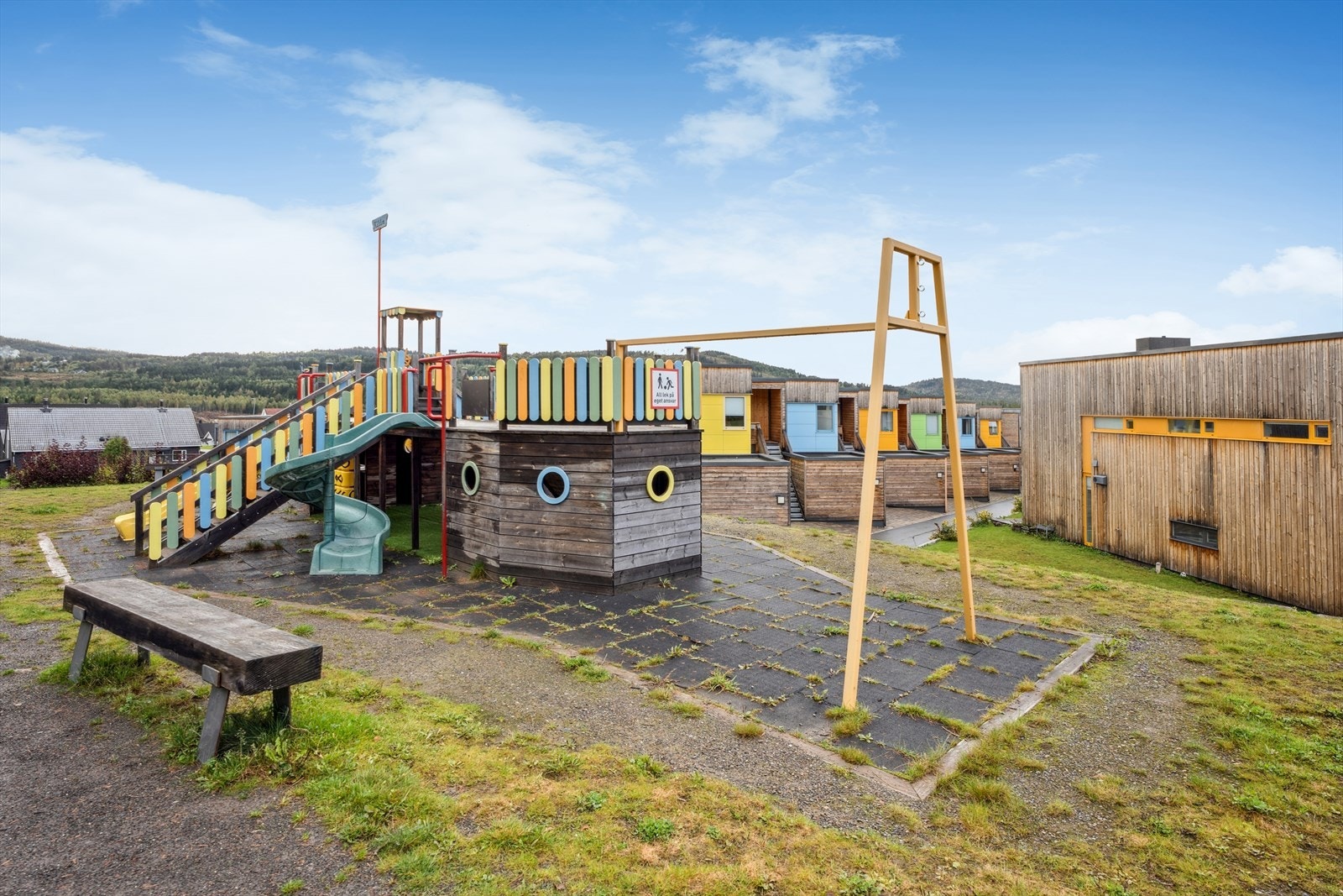 Fint opparbeidet fellesområde Galleribilde