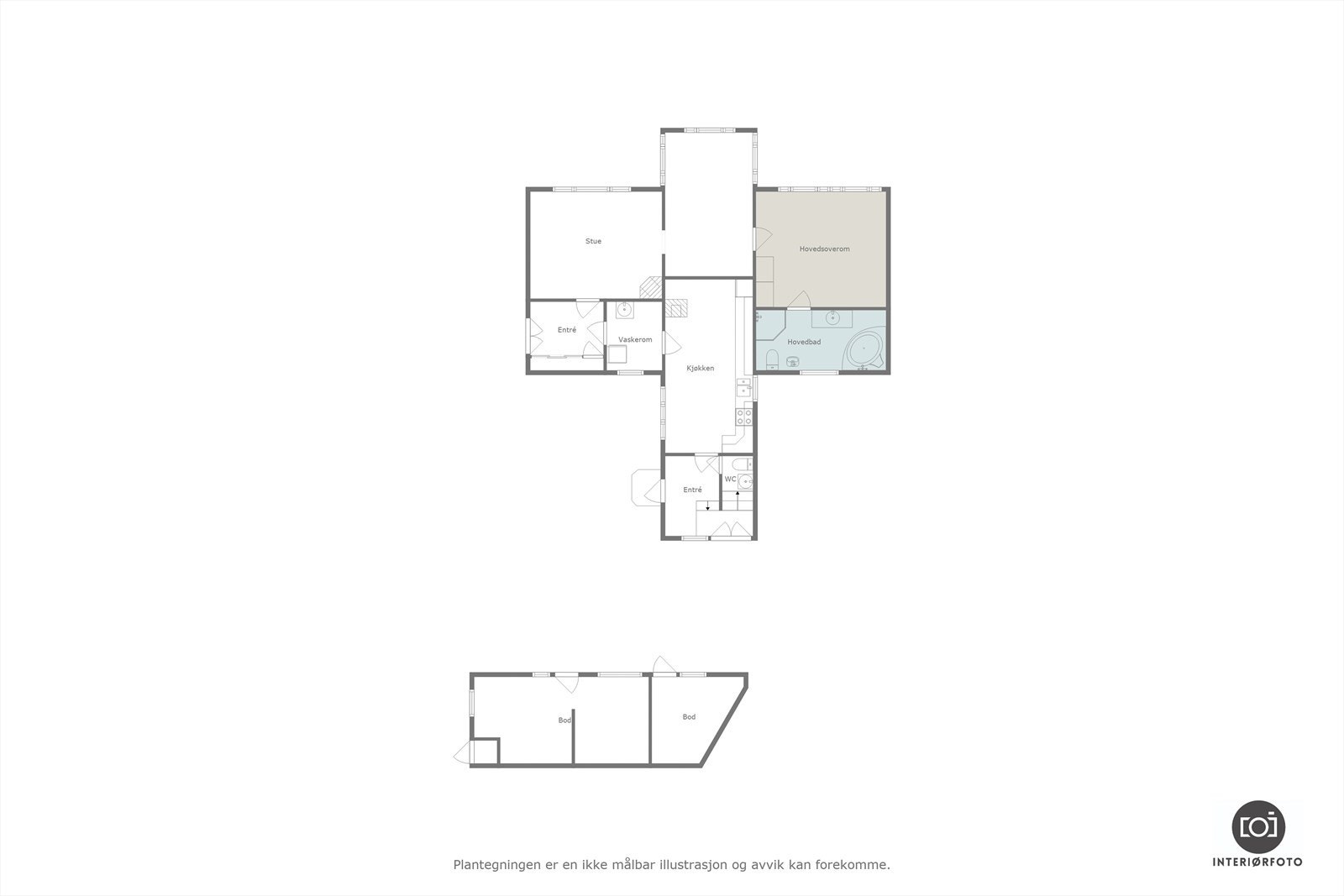 Plantegning Galleribilde