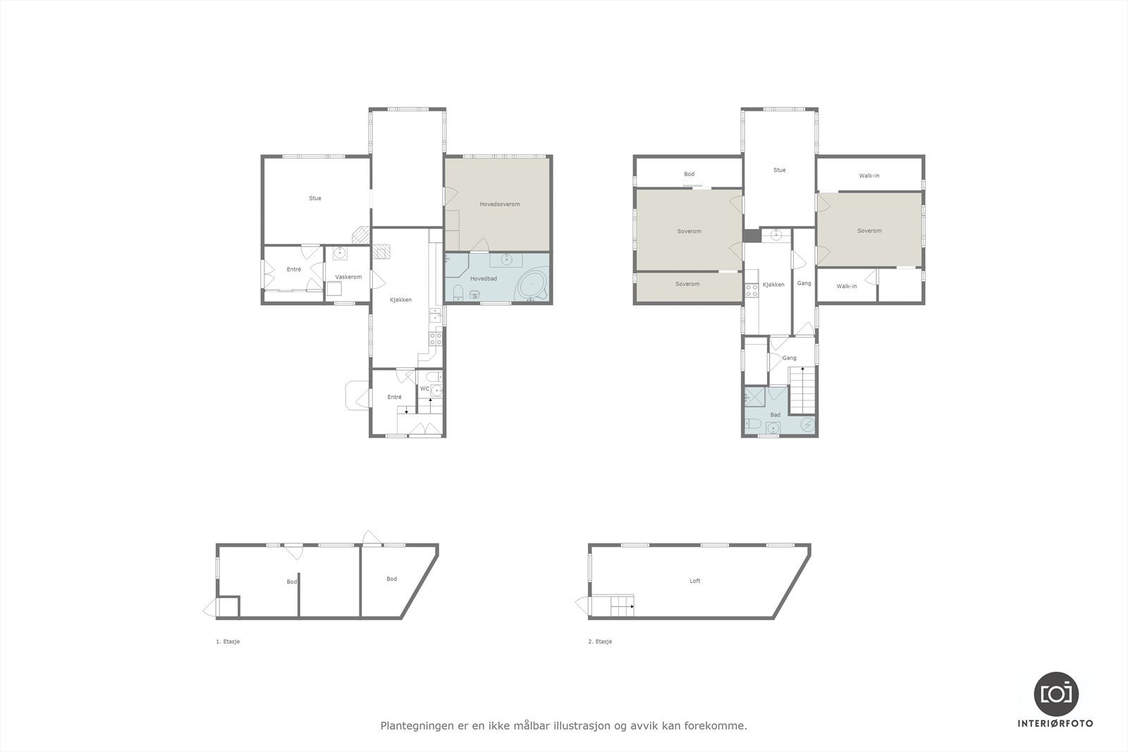 Plantegning Galleribilde