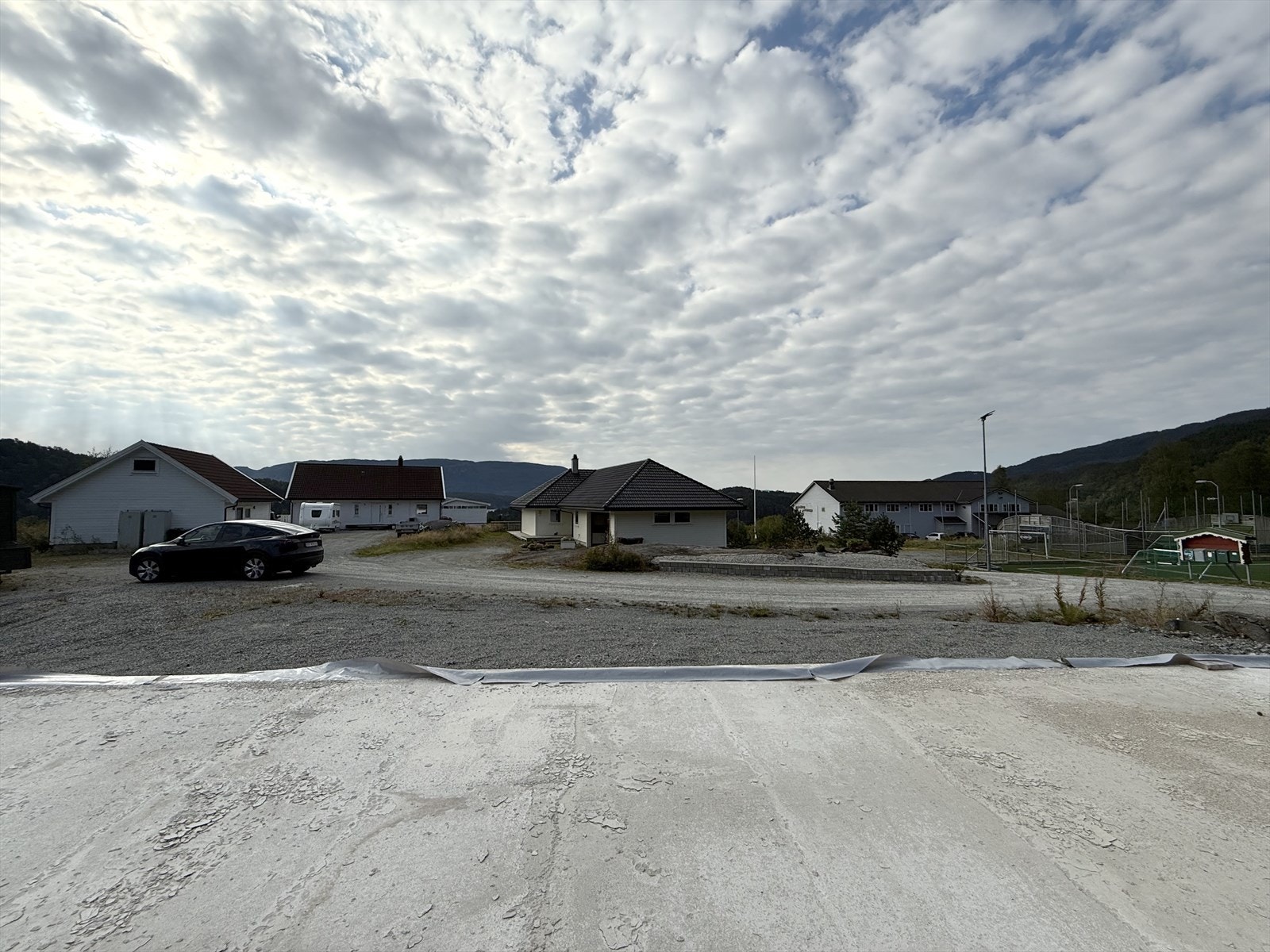 Utsikt fra bakkeplan Galleribilde