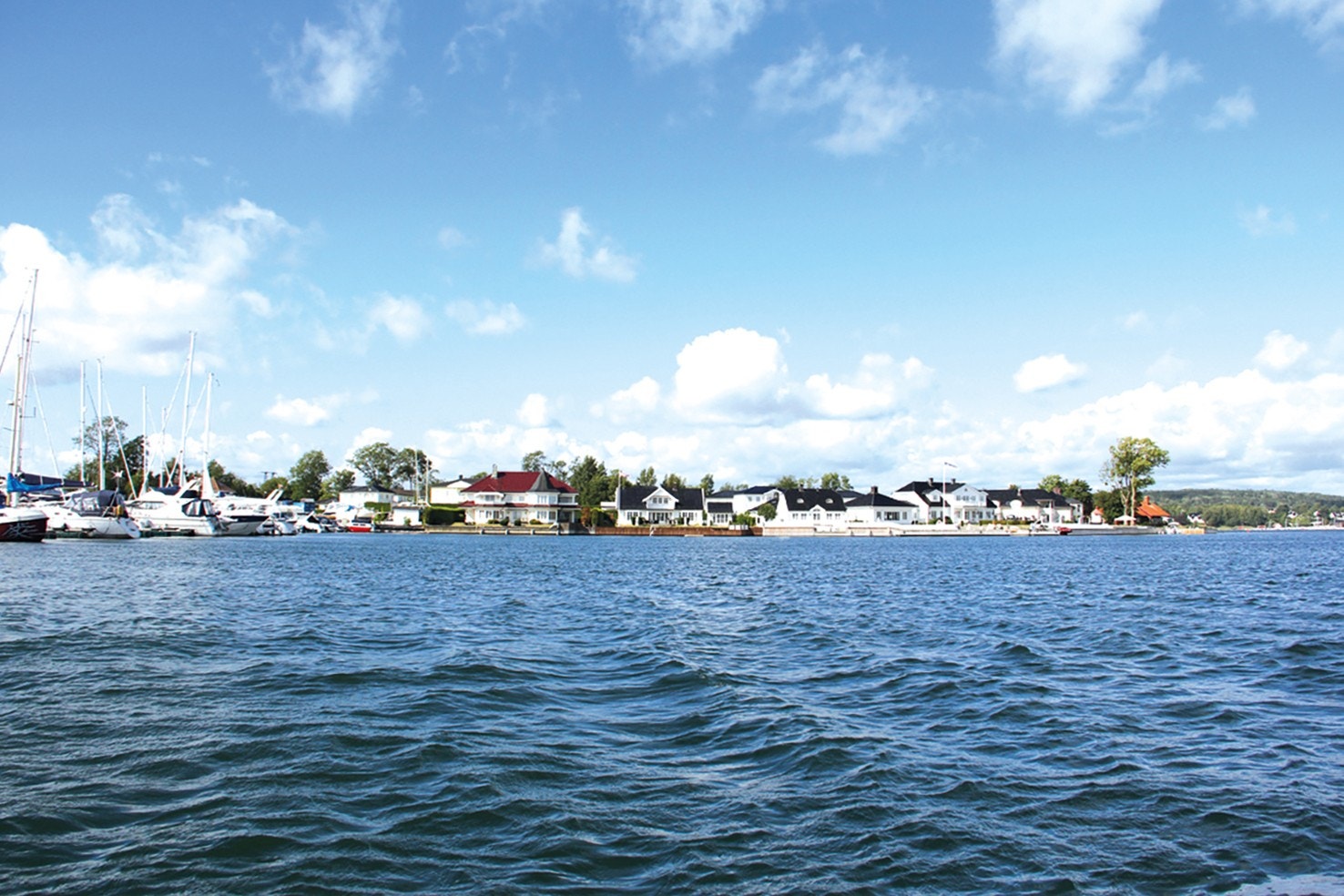 Flott område med påkostede boliger. Galleribilde