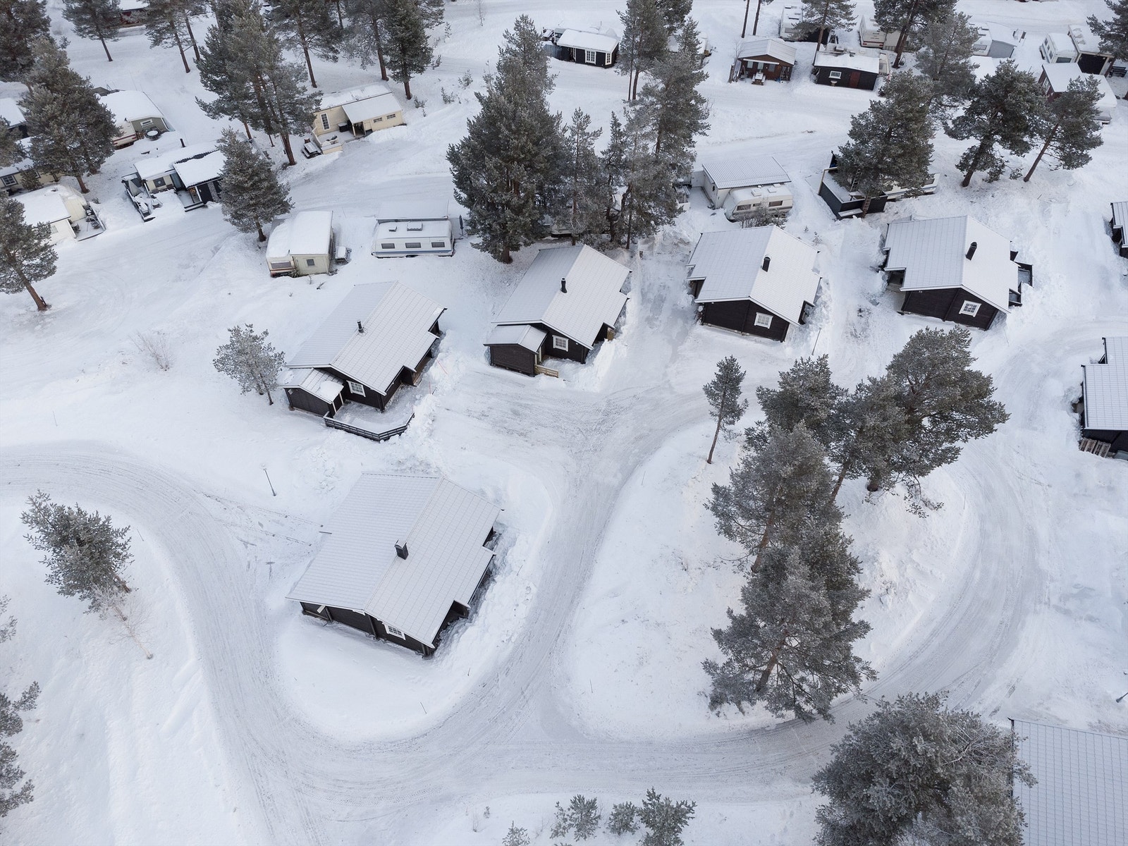 Dronebilde tatt ovenfra Galleribilde