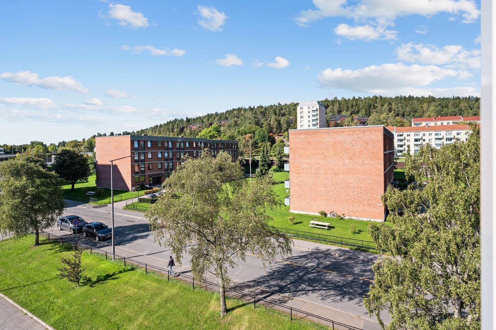 Utsikt fra balkong. Galleribilde