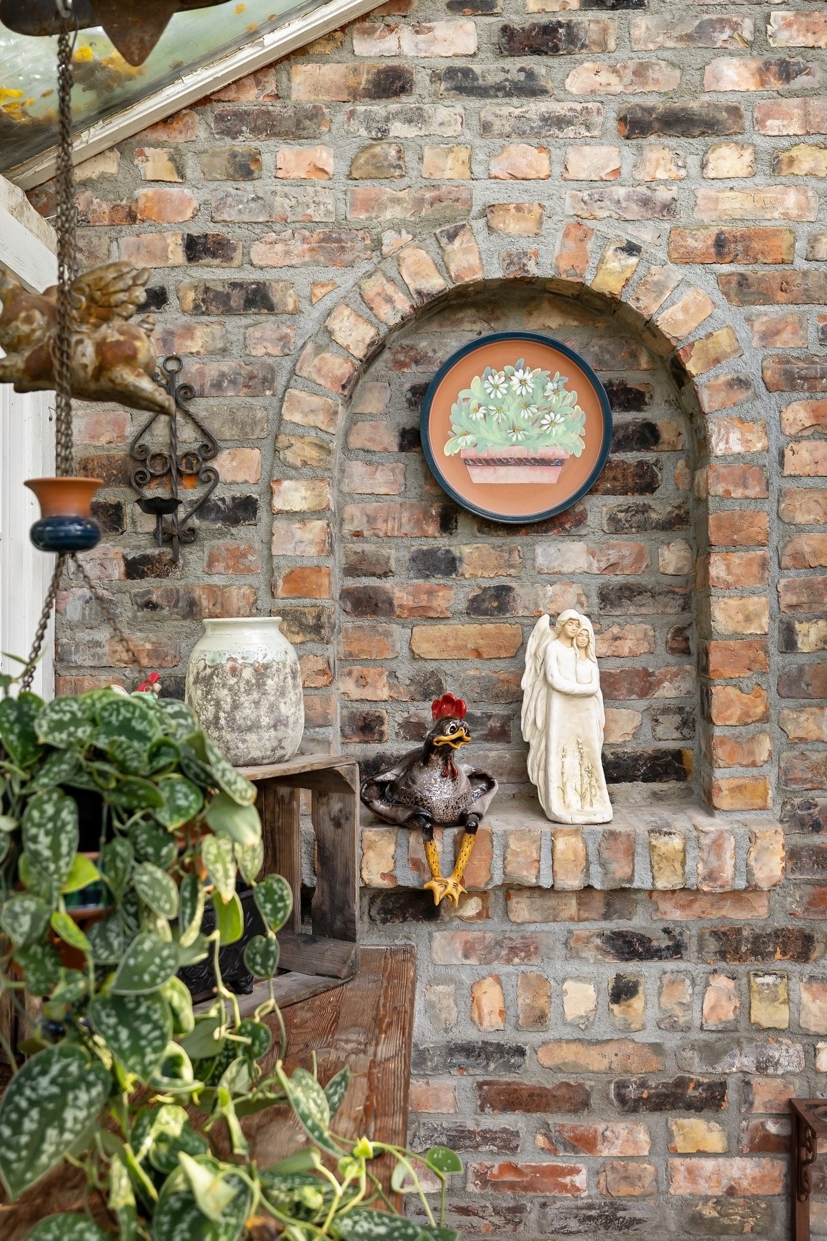 Pene detaljer i drivhuset. Galleribilde