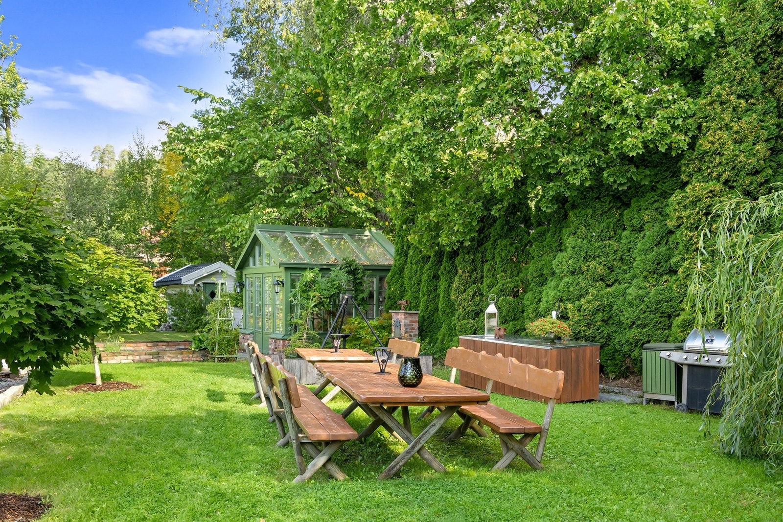 Idéell plass til avslapning i naturskjønne omgivelser. Galleribilde