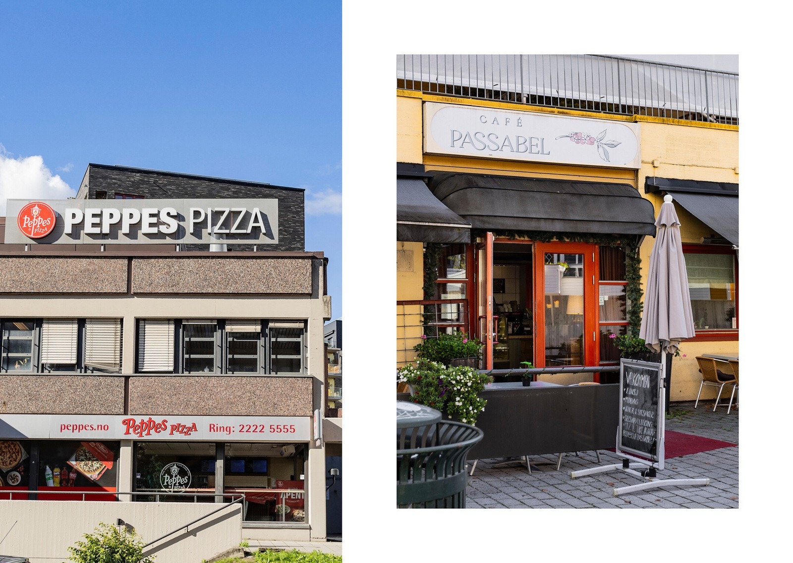 Når du ønsker å unne deg noe ekstra, finner du både Peppes Pizza og Pacabel i nærheten, med muligheter for både en uformell middag eller take-away på travle dager. Galleribilde