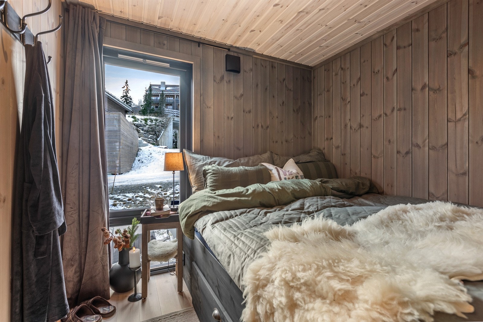 I hytta er det 4 soverom. Galleribilde