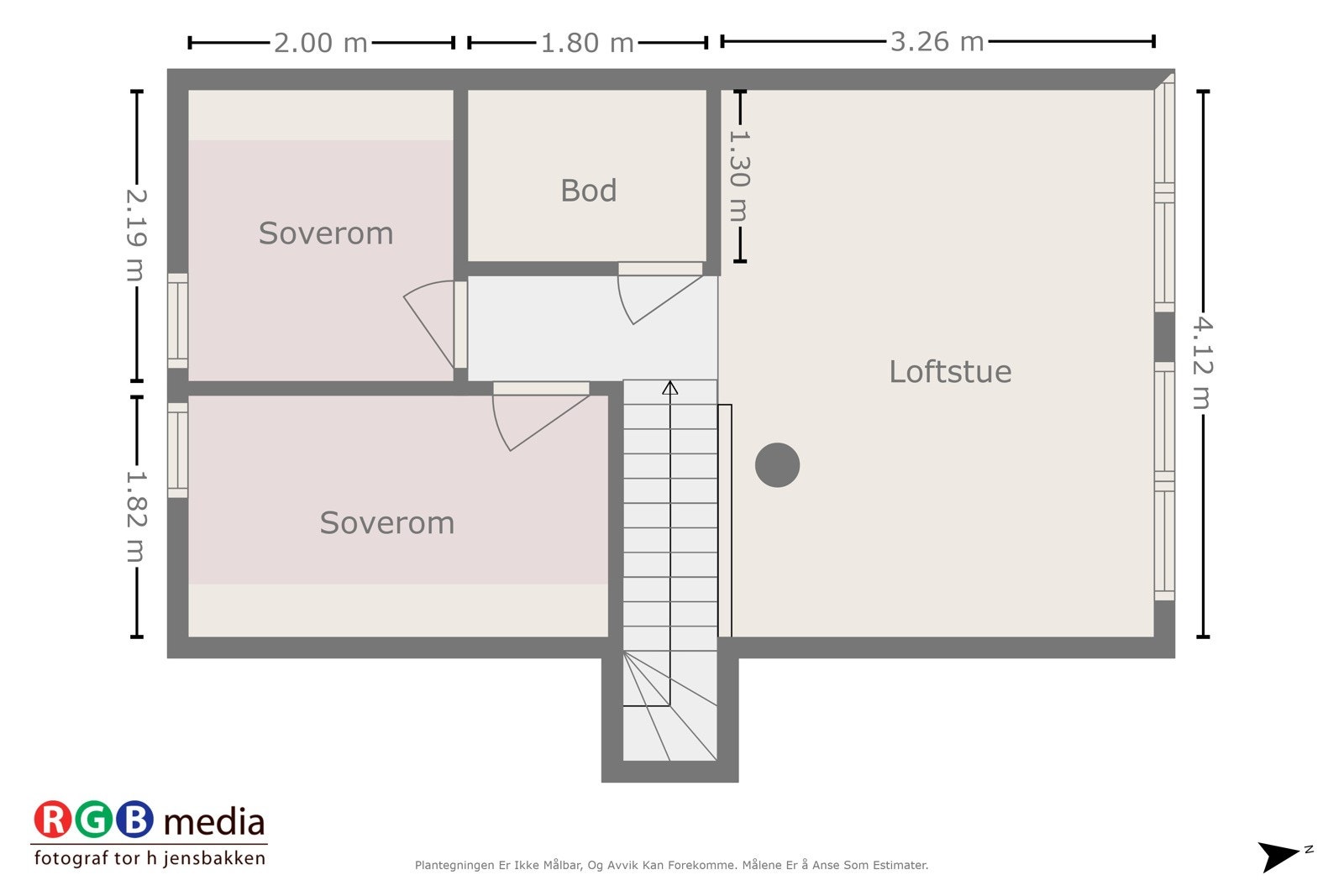 Plantegning, hems. Galleribilde