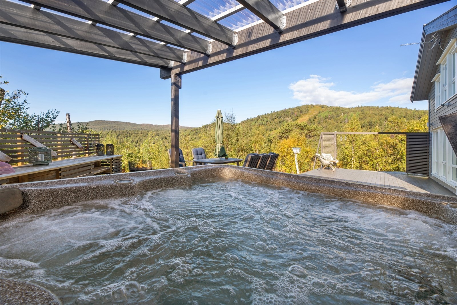 Overbygget jacuzzi Galleribilde