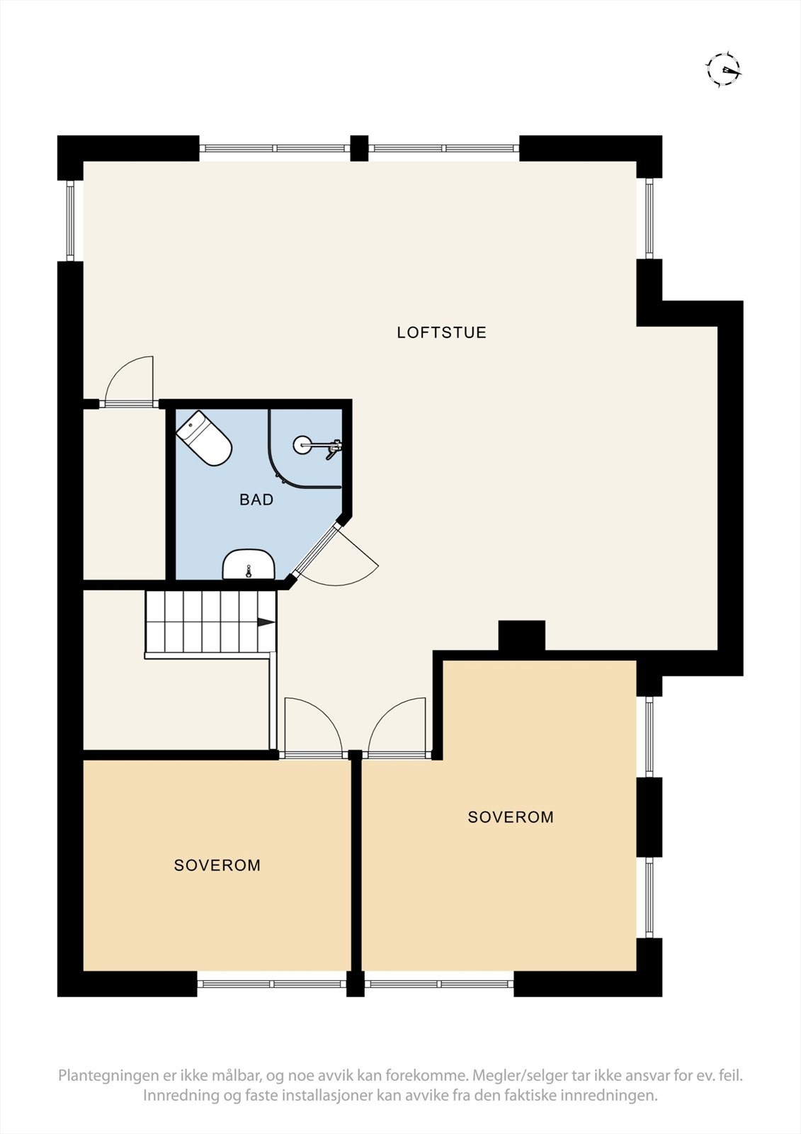 Plantegning 2. etasje. Galleribilde