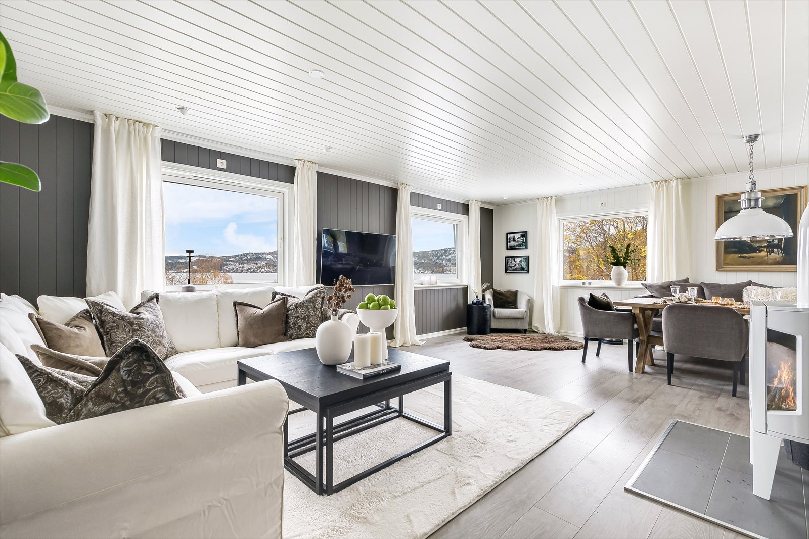 Gode innredningsmuligheter for sofagrupper Galleribilde