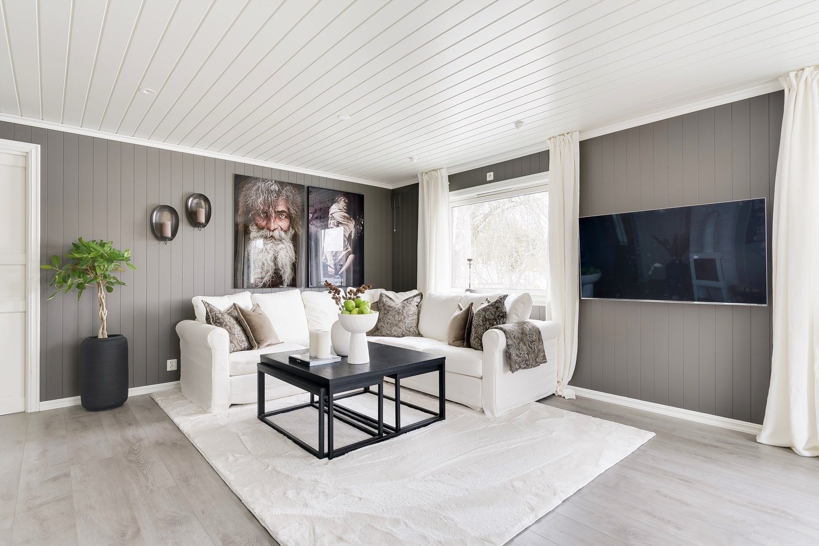 Romslig sofahjørne Galleribilde