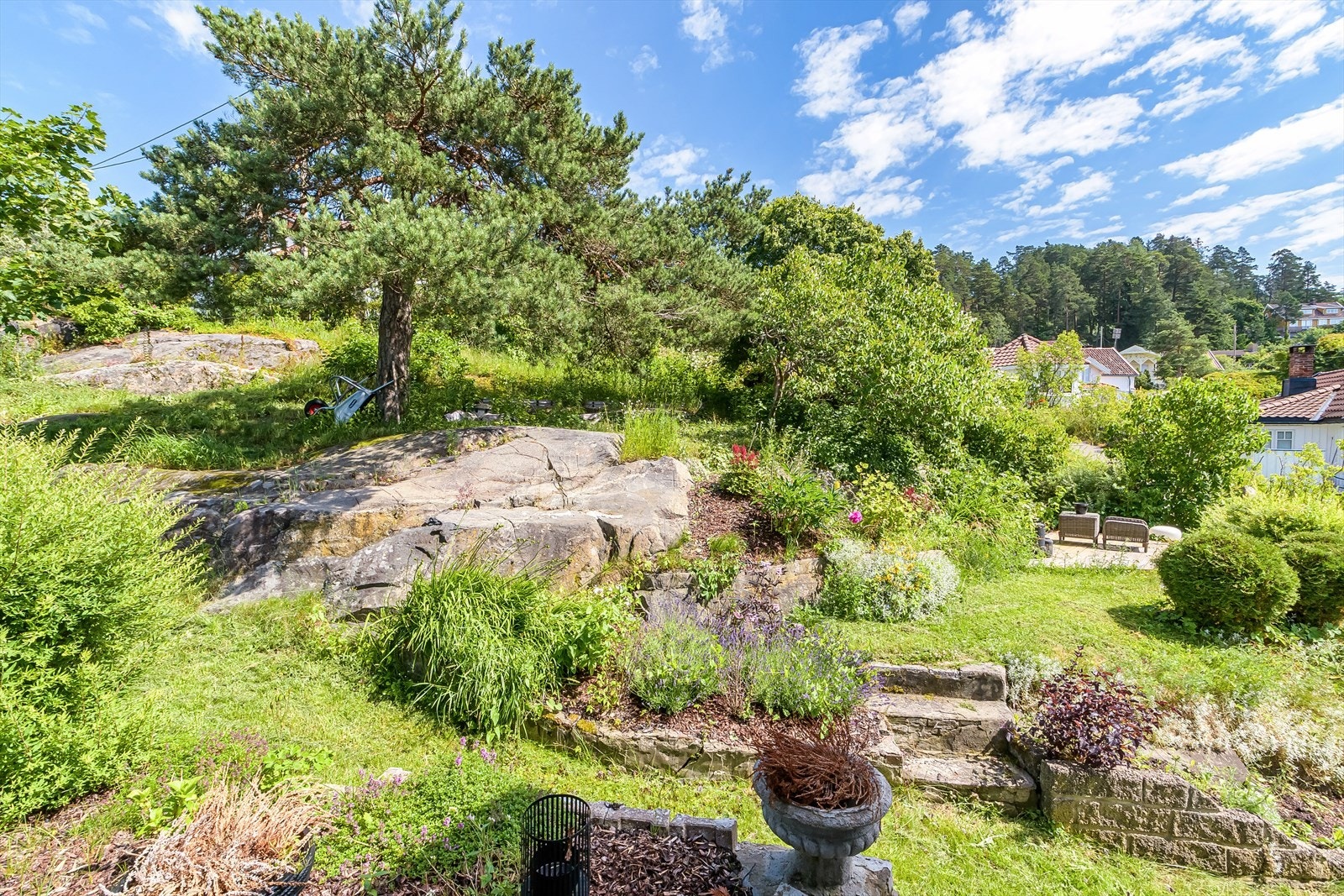 Flott opparbeidet hage Galleribilde