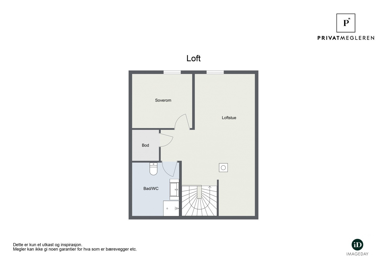 Plantegning 2.etasje. Galleribilde