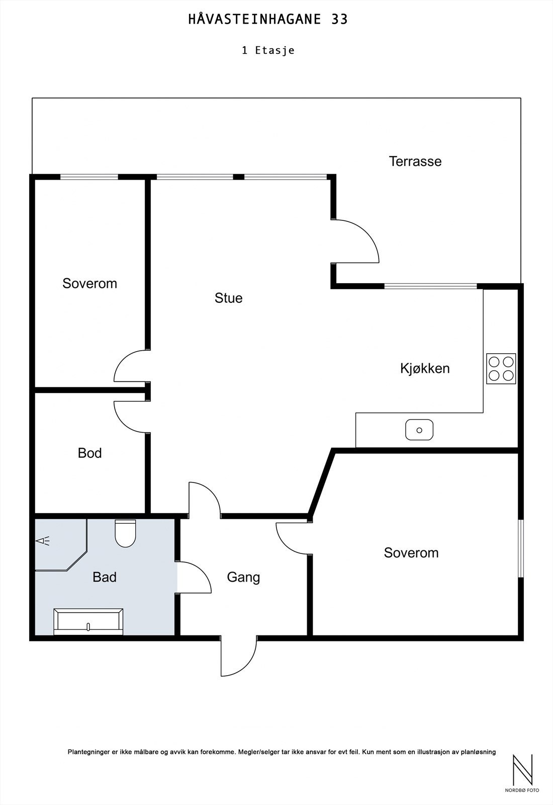 Plantegning Galleribilde