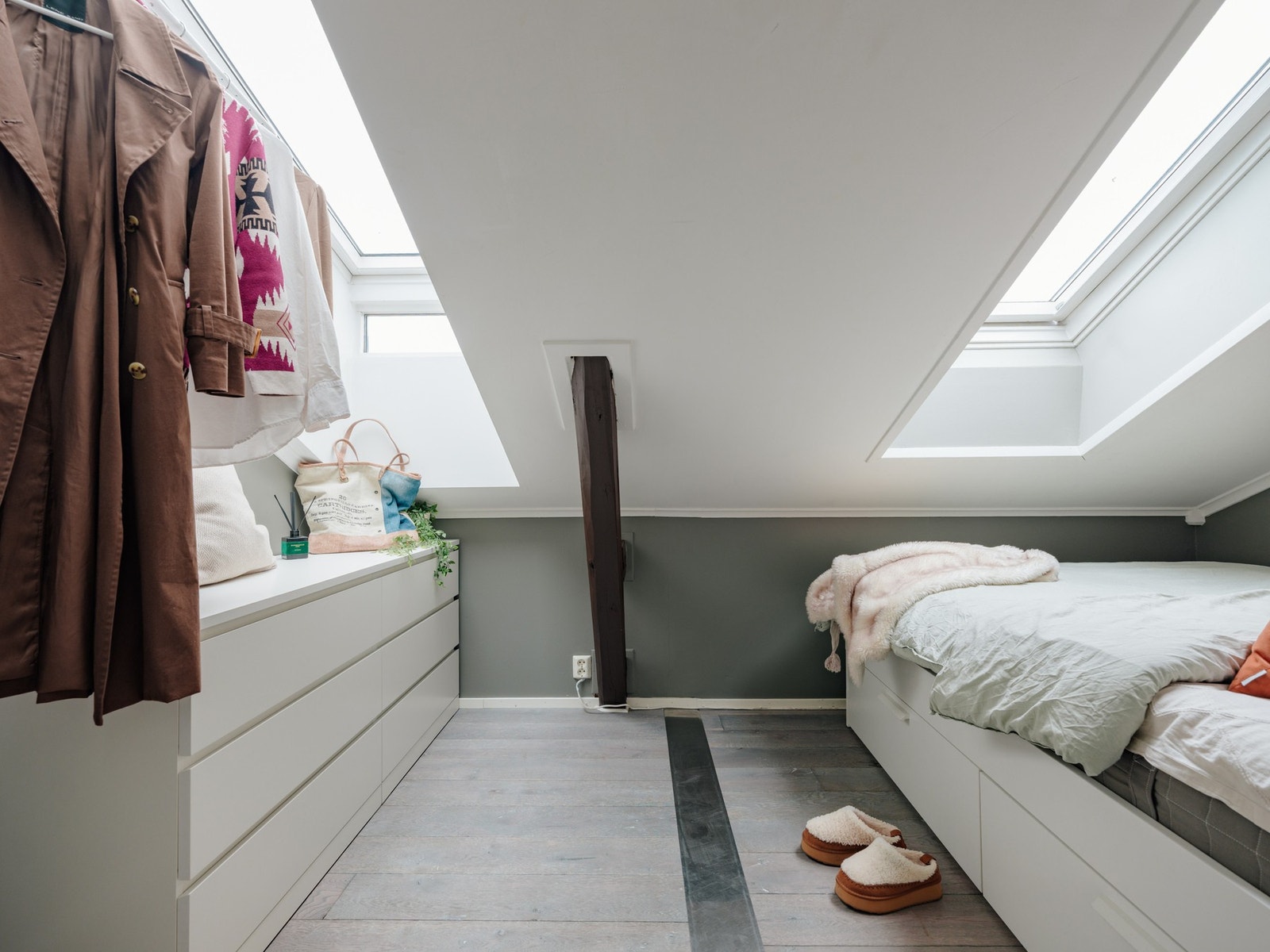 Leilighetens andre soverom har adkomst fra kjøkkenet. Galleribilde