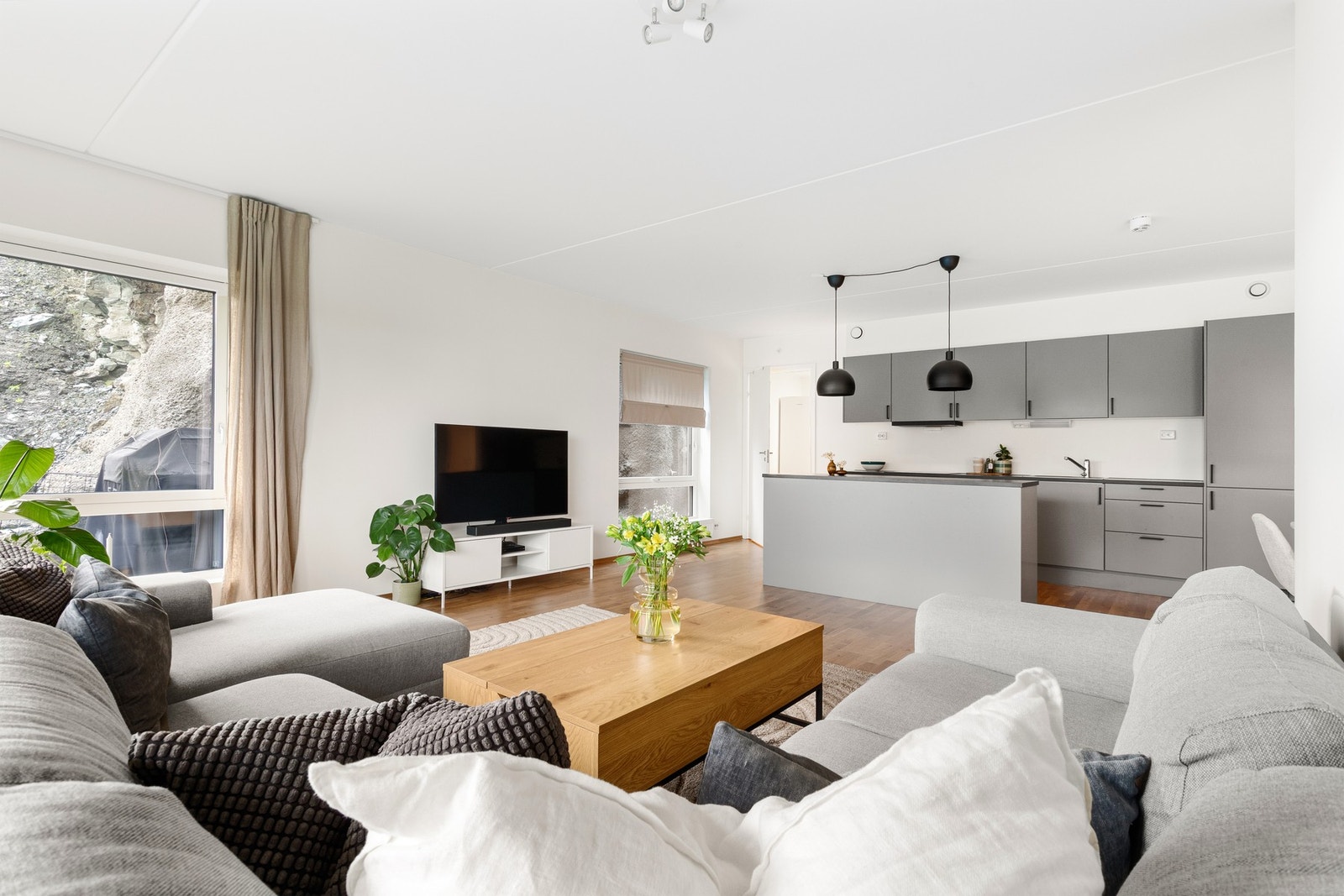 Stue/kjøkken. Galleribilde