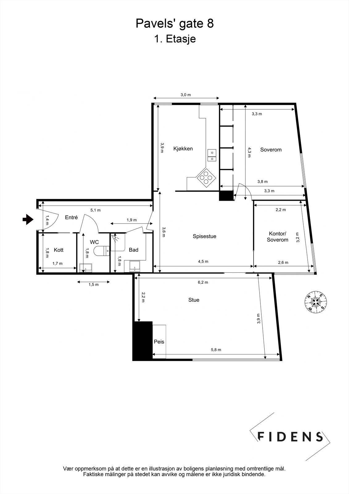 Plantegning. Galleribilde