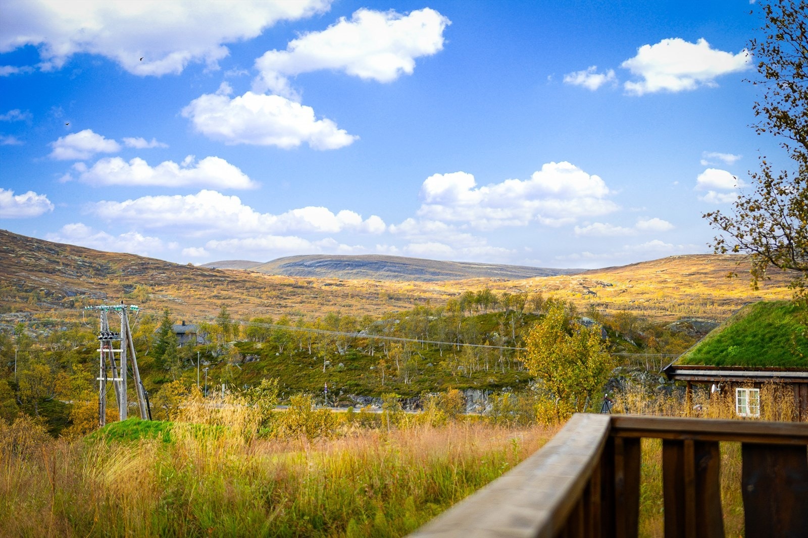 Flott område og preparerte skiløyper like ved. Galleribilde
