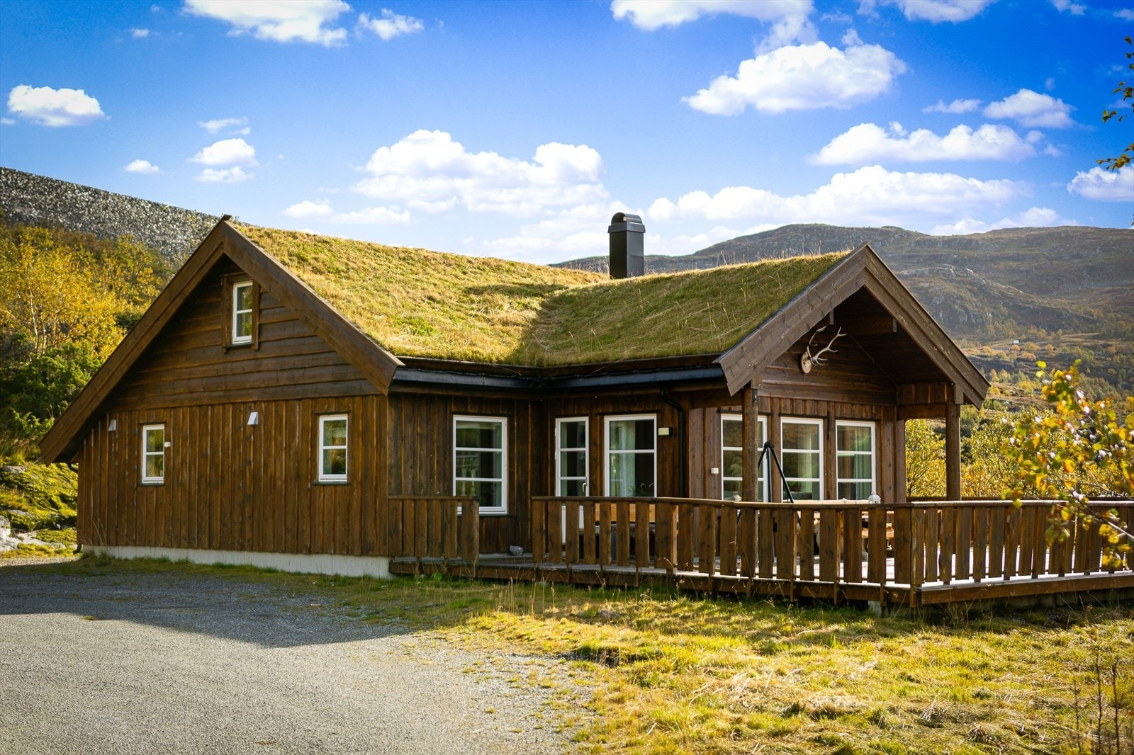 Moderne og flott hytte fra 2018. Galleribilde