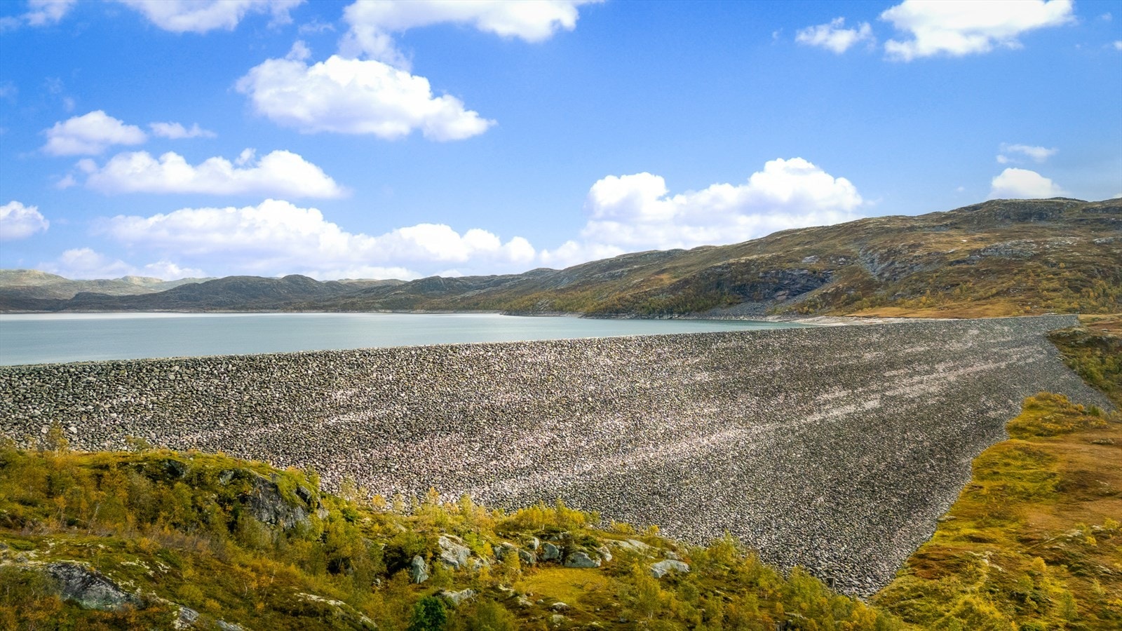 Sysendammen like ved. Galleribilde