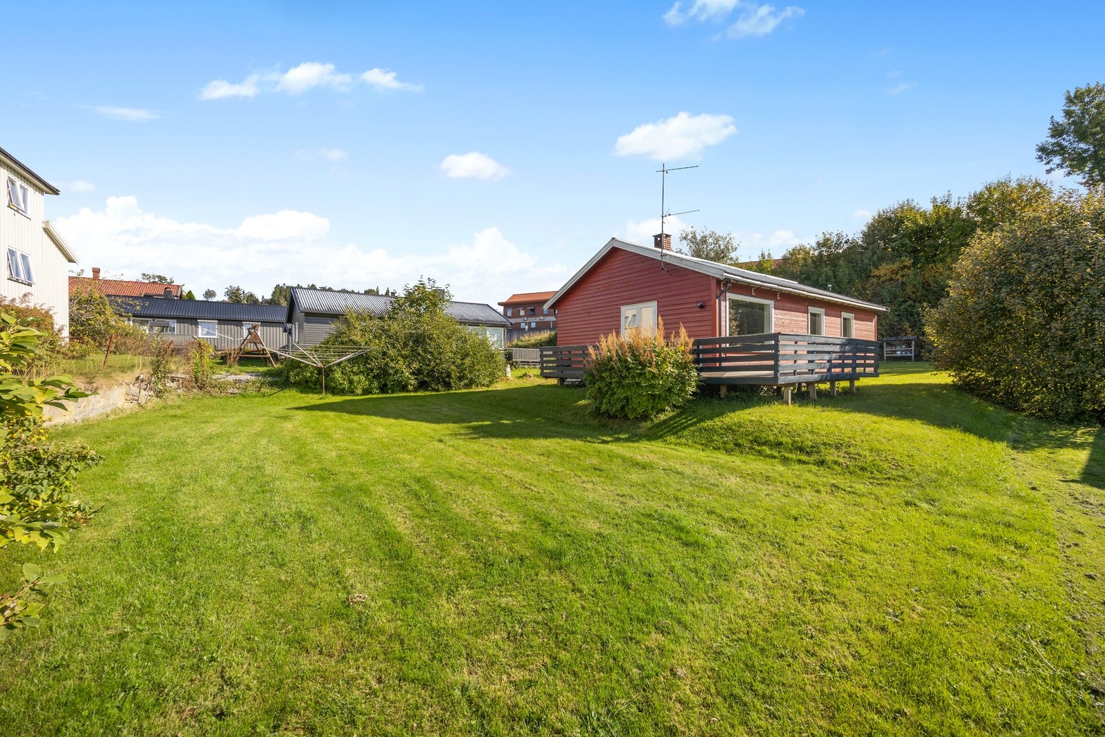 Plenlagt uteområde Galleribilde