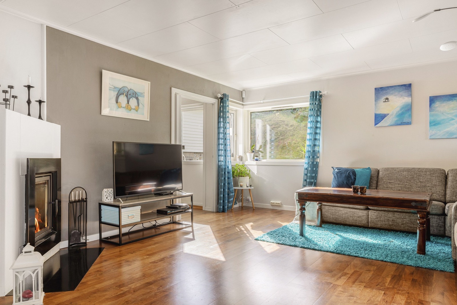 Rommets utforming gjør at du enkelt kan innrede i ulike soner. Galleribilde