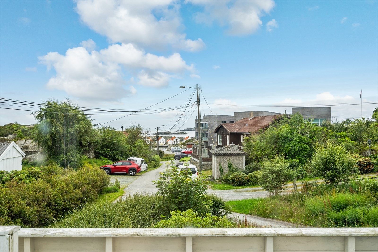 Utsikt fra terrassen Galleribilde