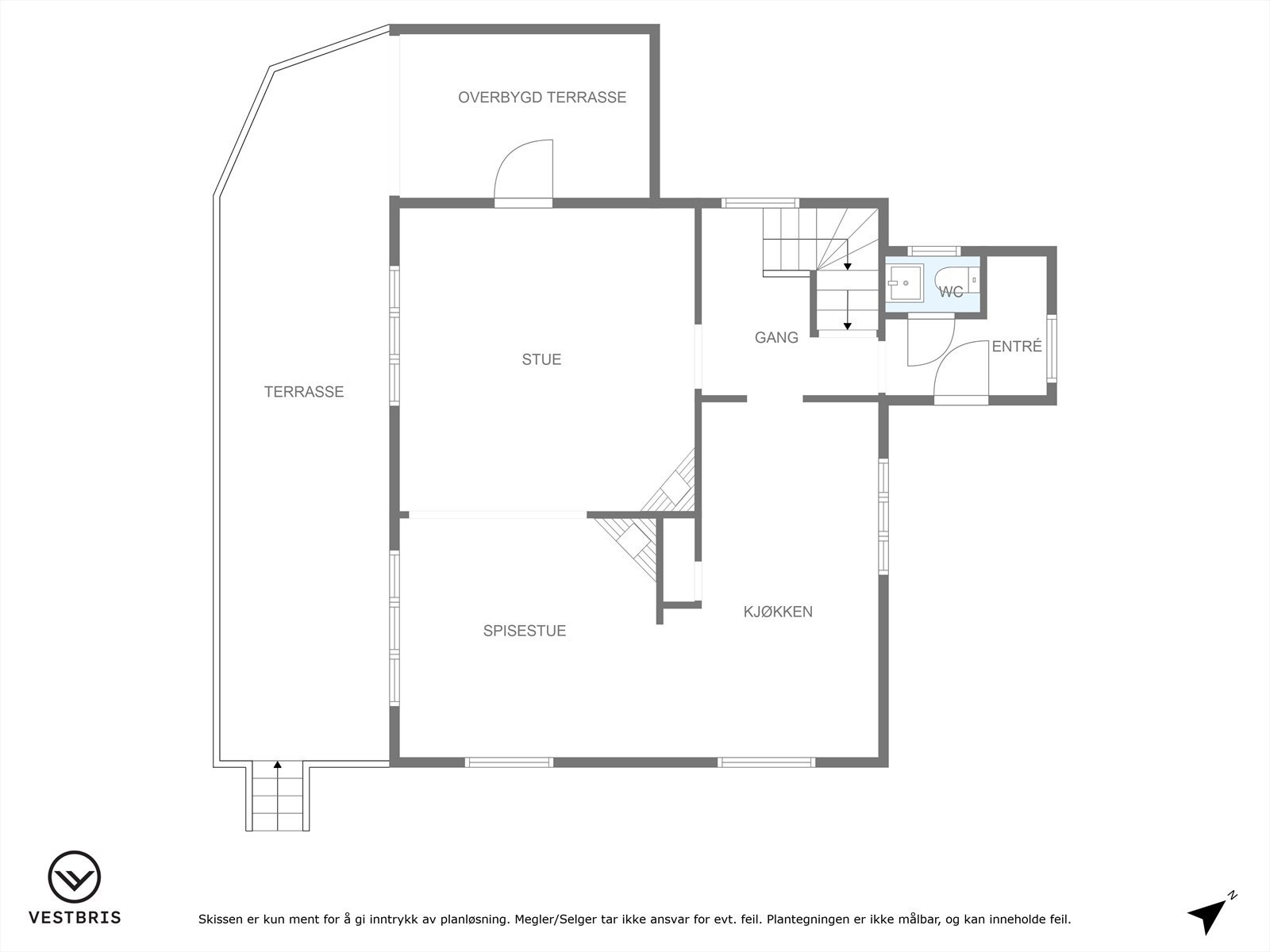 Plantegning hovedplan Galleribilde