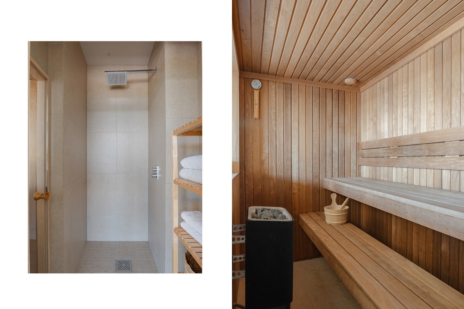 I tilknytning til badstuen er det egen dusj i forrommet. Badstuen har Tylø ovn. Galleribilde