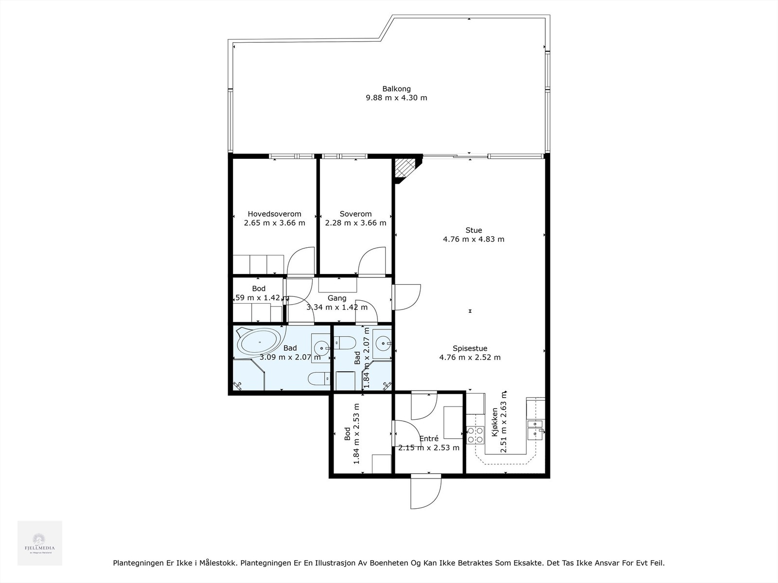 Plantegning Galleribilde