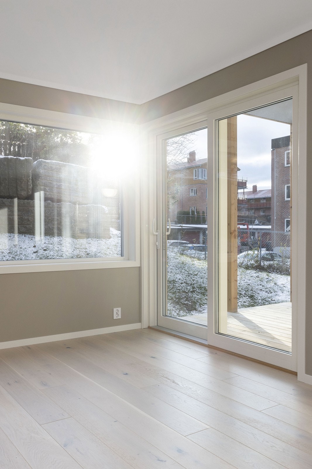 Utgang til terrasse. Galleribilde