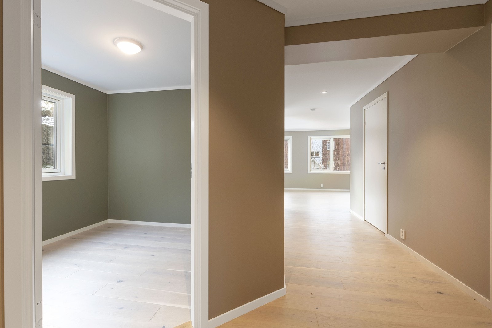 Gangareal inn til soverom. Galleribilde