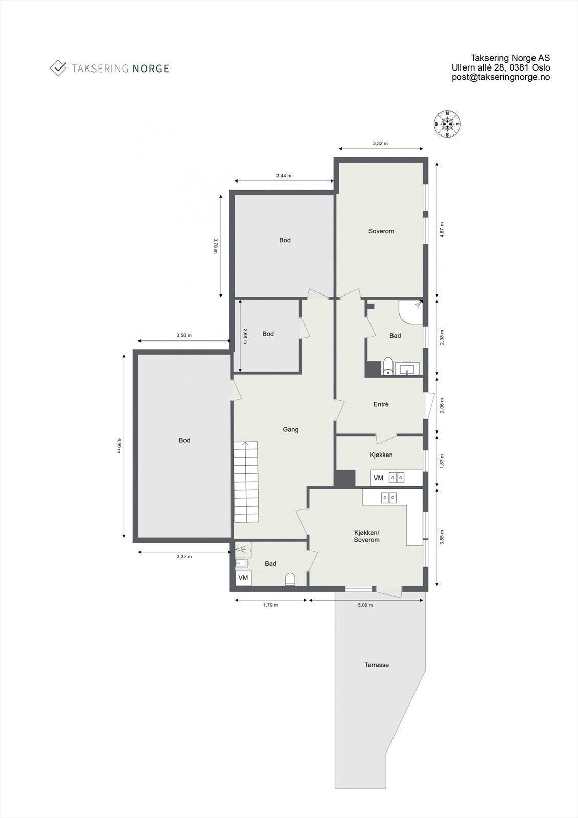 Plantegning u. etasje Galleribilde