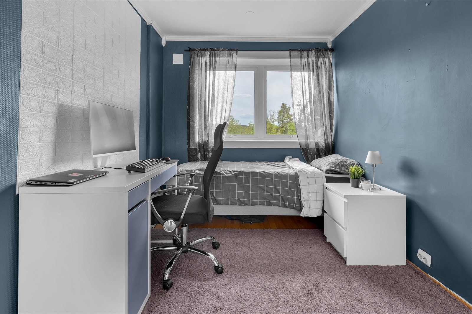 Soverom 3 ligger i leiligheten 2.etasje Galleribilde