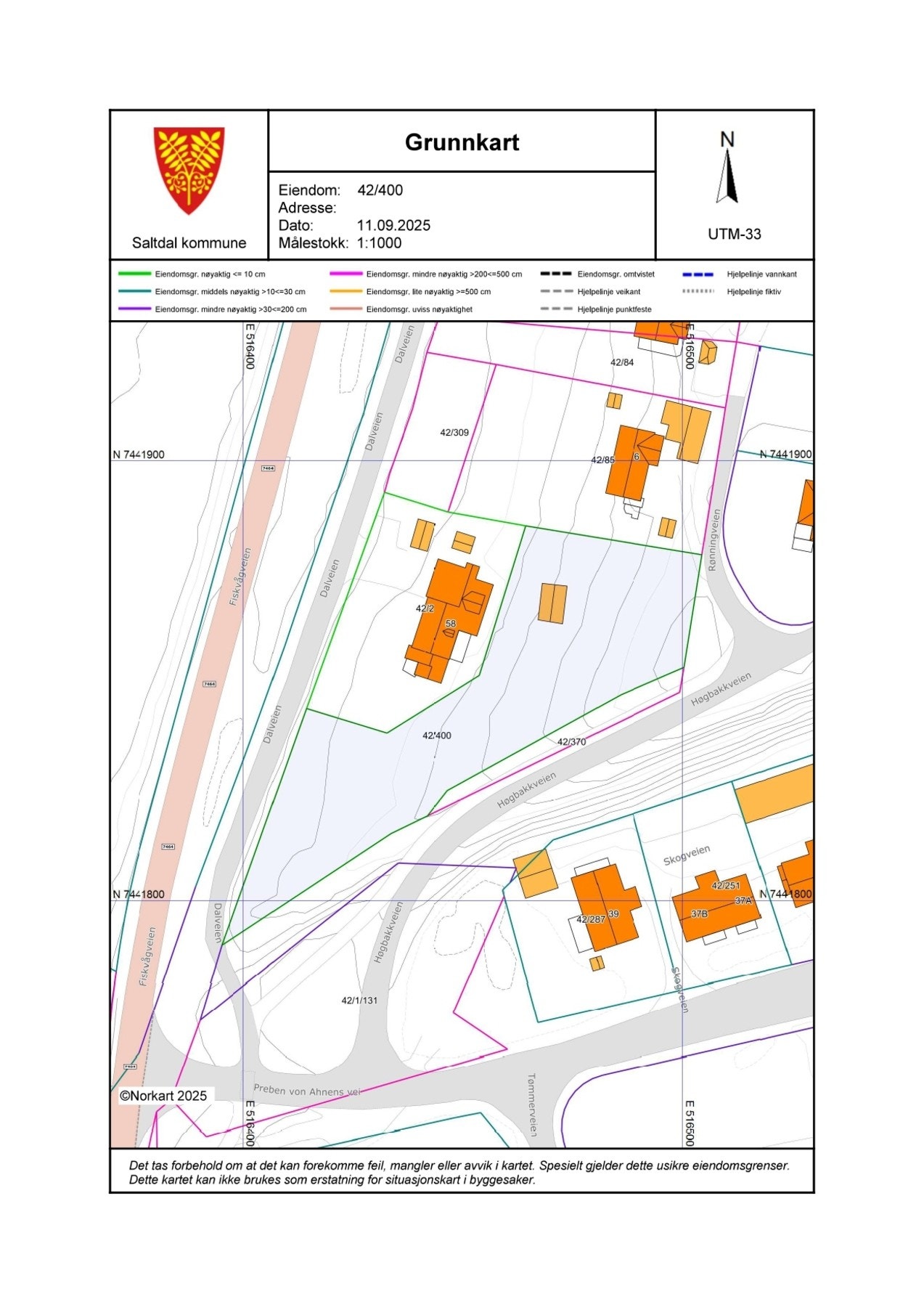 Velkommen til Rønningveien - Boligtomt Galleribilde