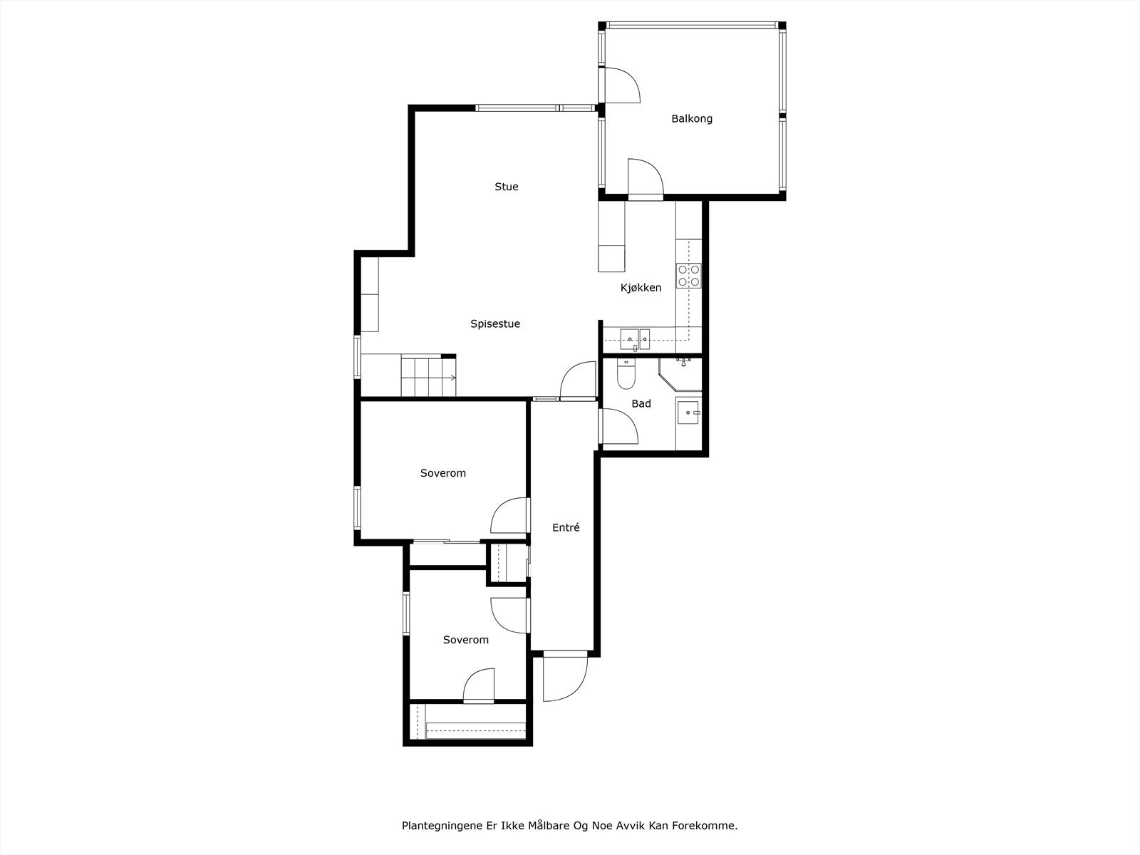 Plantegning 3. etasje Galleribilde