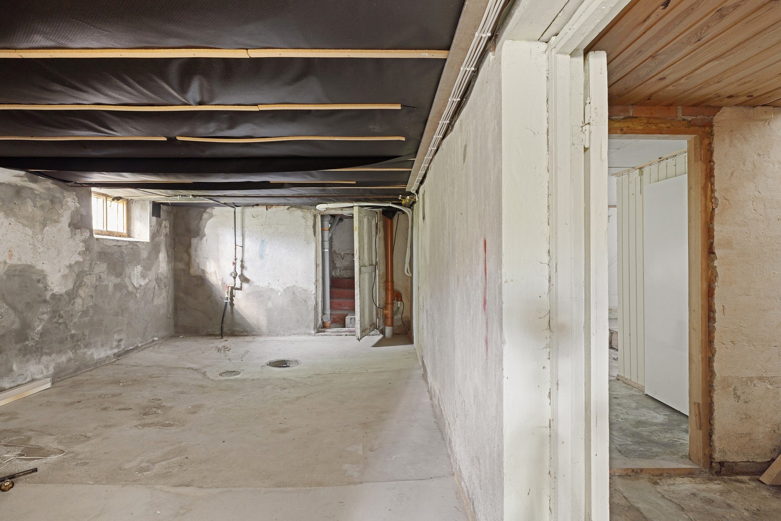 Kjelleren rommer flere boder, et teknisk rom og et tidligere kjølerom. Galleribilde