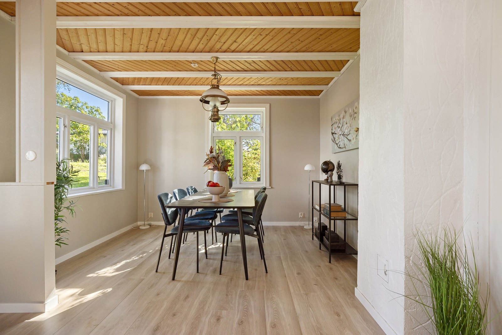 Boligen har vannbåren varme. Galleribilde