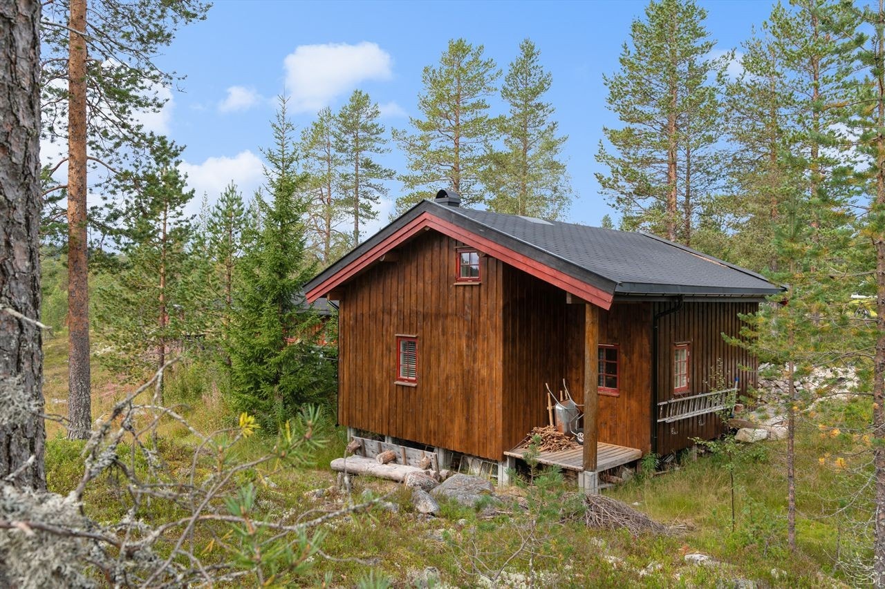 Eiendommen har også to utvendige boder for praktisk lagring av utstyr. Galleribilde