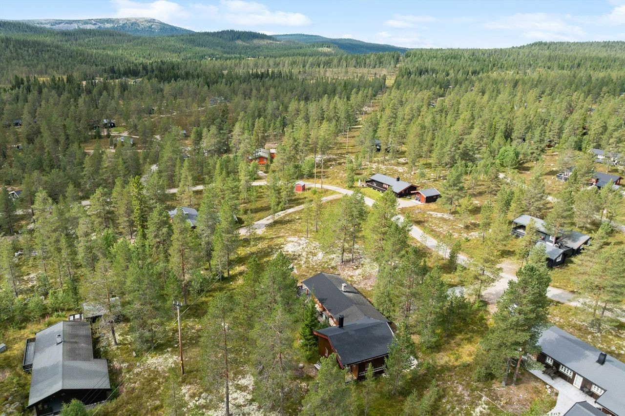 Nærmeste langrennsløype ligger kun 57 meter fra hytta - Trysilfjellet er 21 minutter unna med bil. Galleribilde