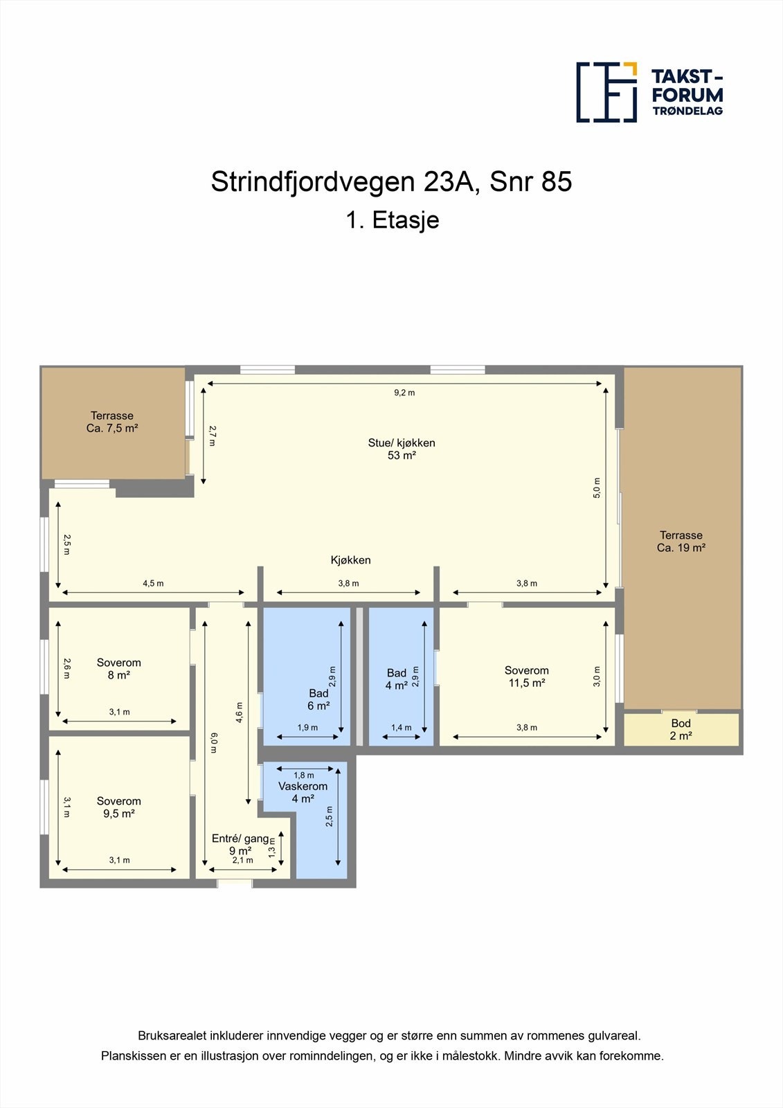 Plantegning. Galleribilde