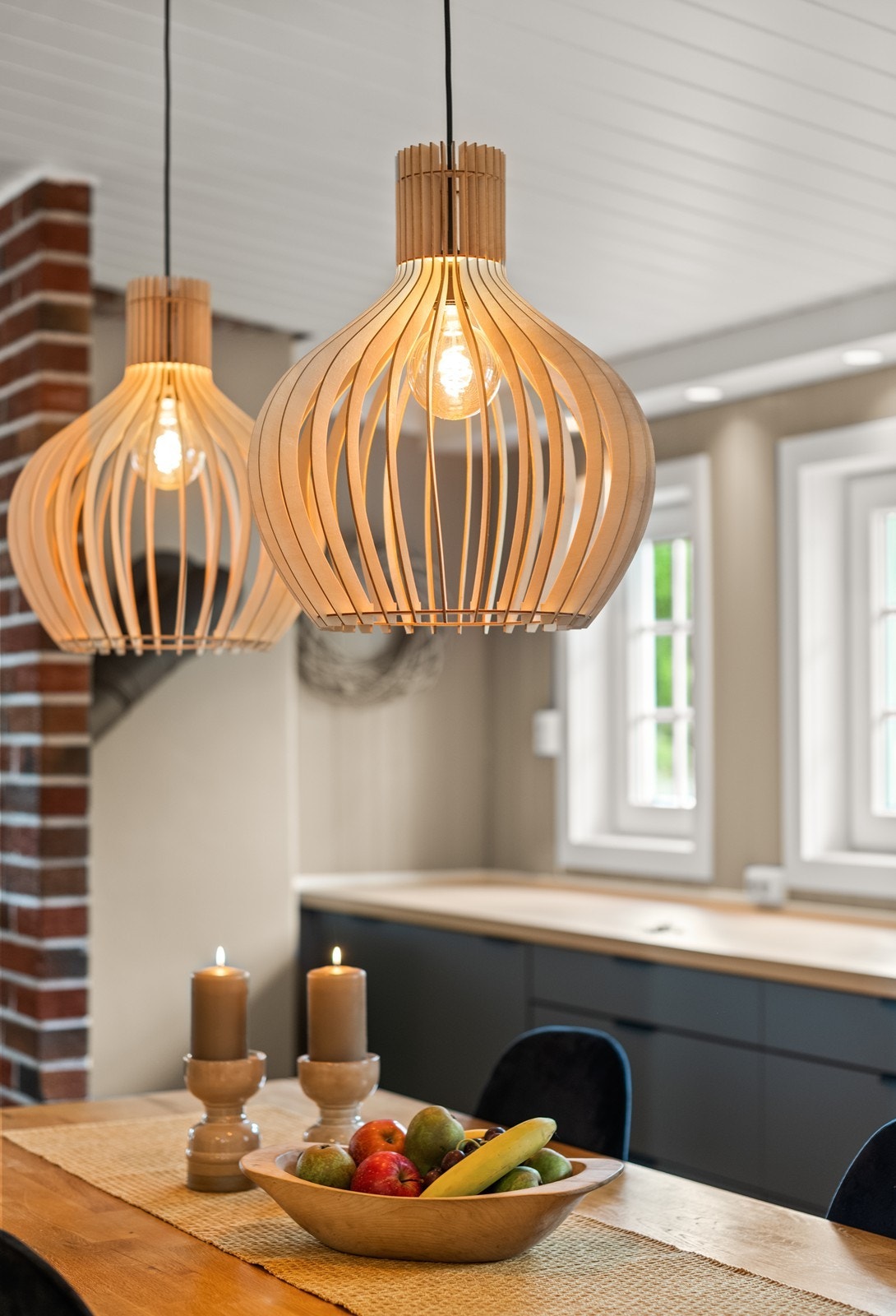 Se for deg en koselig middag på hytta med hele familien Galleribilde