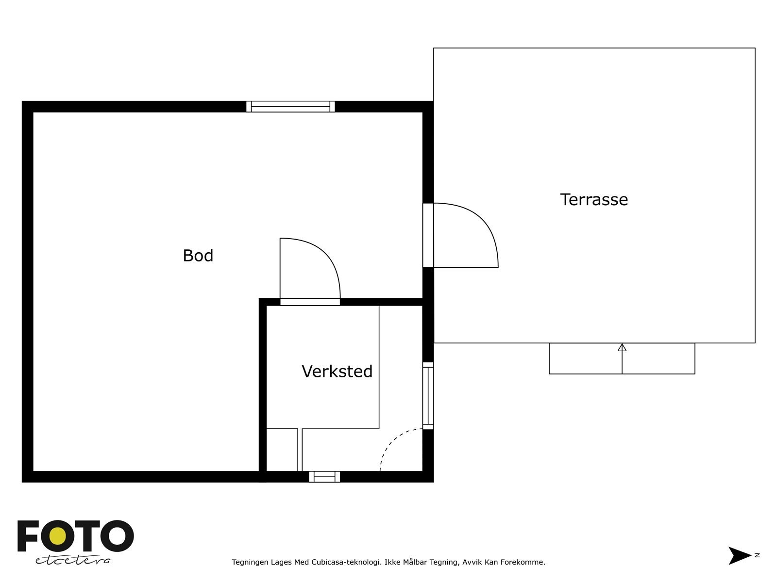 Plantegning anneks Galleribilde