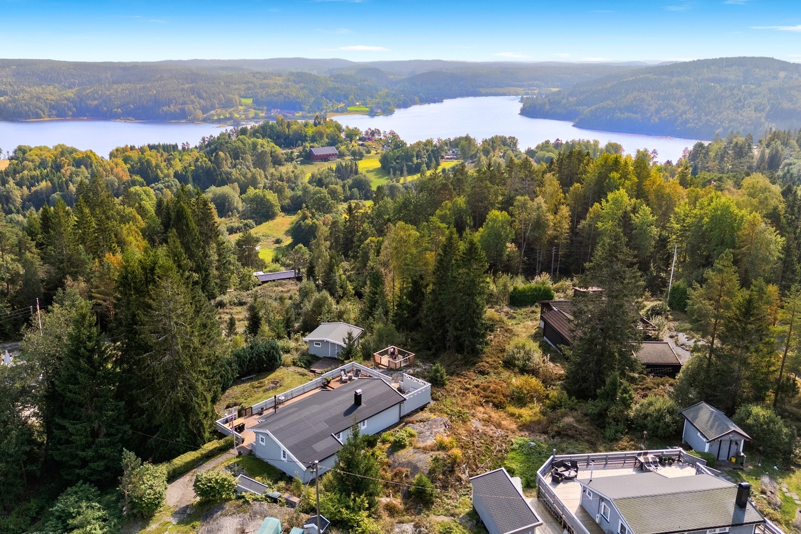 Hytta er lokalisert i Øvre Skjerpet Galleribilde