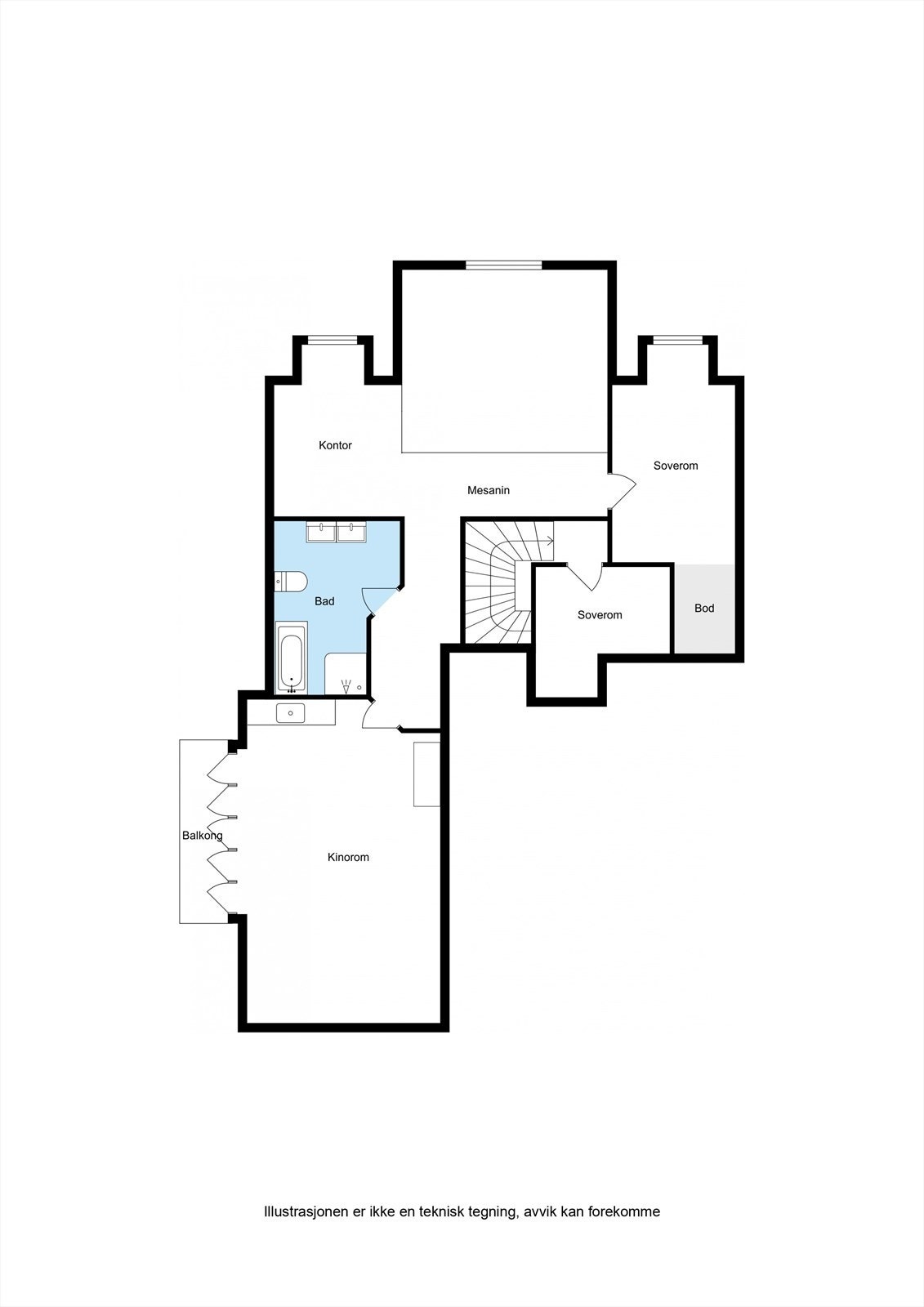 Presentasjon 2. etasje Galleribilde