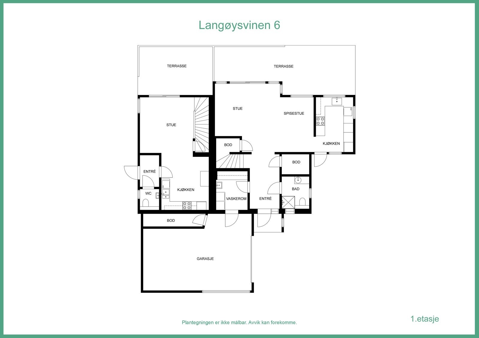 021_Plantegning 1.etg. - merk; utleiedelen er også med.jpg Galleribilde